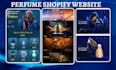 design perfume website fragrance store cologne  website perfume store