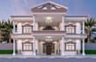 restyle classic house,elavation rendering ,luxury mansion, colonial house facade