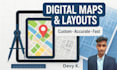 create digitized maps and layouts for you