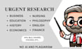 do urgent essay, research, summary, case study, reports in less than 12 hrs
