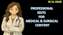 edit medical and surgical videos