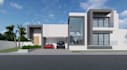remodel 3d luxury villa,car park,pool design,garden landscape,facade,cgi render