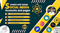 social media profile set up