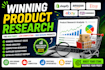 research winning products for shopify amazon etsy and ebay