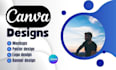 create attractive canva design canva logo canva mockup canva flyer canva poster
