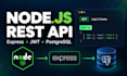build a node js express rest API with jwt authentication