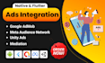 integrate admob, facebook, unity ads in android mobile app