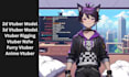 design and rig custom live2d model, vtuber avatar and assets for streaming