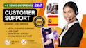be your customer support full time in spanish