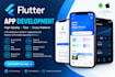 develop a professional flutter app for android and ios