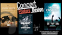 design an event or birthday poster for your music shows and concert flyers