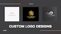 design a modern and minimal logo for your brand or business