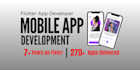 do flutter mobile app development for ios app development as flutter developer