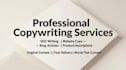 write persuasive sales copy for landing pages or ads
