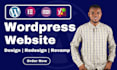 create wordpress website revamp wordpress website redesign with elementor pro