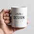 do a custom coffee mug design or coffee cup design