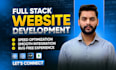 develop full stack web apps with mern stack django and react js