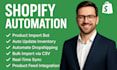 import products auto update shopify inventory automate dropshipping store setup