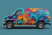 create vehicle wrap design, car wrap design, van wrap design