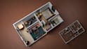 do isometric 3d floor plan render, realistic interior exterior render