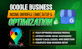 create, optimize your google my business profile as a certified local SEO expert