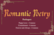 write a short piece of romantic poetry