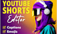 edit german youtube podcast video tiktok instagram reels vid eo ads video cutter