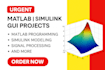 do urgent matlab, matlab simulink, matlab programming, gui task and projects