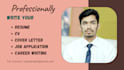 professional write your resume, CV, cover letter