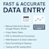 do excel data entry, web research, copy paste faster