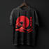 make unique tshirt design dark art japanese illustration