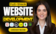 do website development as full stack web developer for your website development
