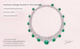 create a hand drawn necklace design with your stone