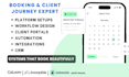 set up booking systems dubsado, paperbell, calendly and more