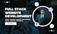create full stack website as a front end developer backend developer