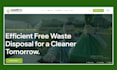 design junk removal website junk removal landing page junk removal sales funnel