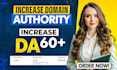 increase your website domain authority da 60 plus