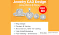 create custom 3d jewelry cad design using matrix and rhino