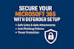 set up defender for office 365 security