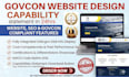 design effective capability statement for winning government contract website