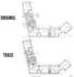 trace architecture, mep, structure in autocad
