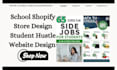 design student hustle shopify store student hustle website school planner store