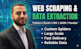 do expert python web scraping with playwright