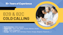make cold calls to generate leads and appointments