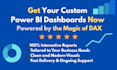 create professional power bi dashboards and interactive reports