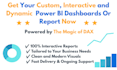create professional power bi dashboards, interactive and dynamic reports