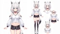 create and rig your anime pfp oc sketch into a live2d vtuber model commission