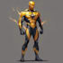 create an amazing superhero caricature character