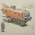 design sci fi vehicle and character