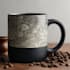 create custom typography coffee mug design